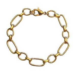 Gold Chain Link Bracelet